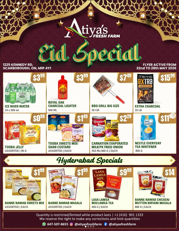 Atiya's Fresh Farm Eid Special flyer
